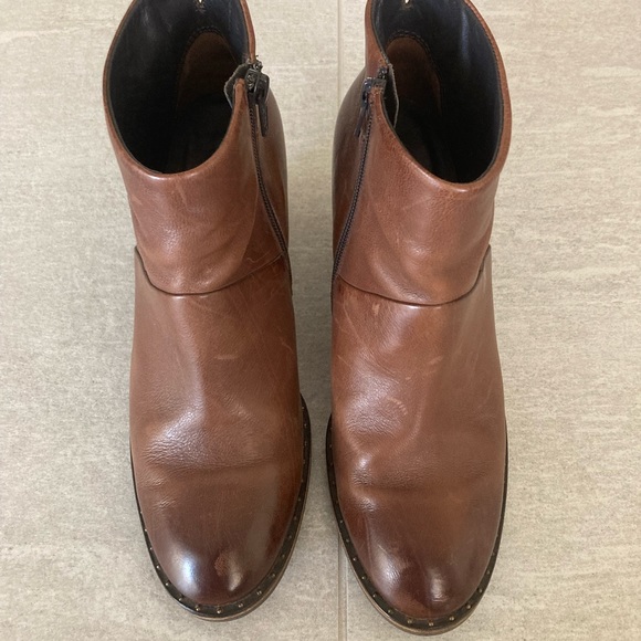 Paul Green brown leather booties EUC! - Picture 2 of 13